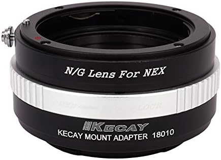 KECAY Nikon G-type DX AFS Lens to Sony NEX E-Mount Camera Adapter Ring,fits Sony NEX-3 NEX-3C NEX-5 NEX-5C NEX-5N NEX-5R NEX-6 NEX-7 NEX-F3 NEX-VG10 VG20 etc