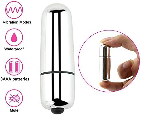 Wireless Rechargeable Mini Finger Massager with10 Speed,Hand-held USB Waterproof Bullet Massage Wand