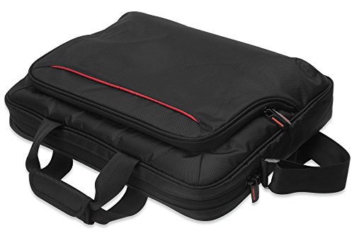 ednet Notebook Tasche für 15,6″ Laptops, mit Trolley-Halter, Super-Faser, Nylon, schwarz - 2