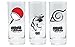Produktbild Naruto Shippuden - Gläser 3er Set - Uchiha - Naruto - Konoha