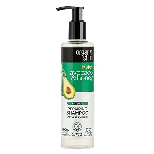 Bio Shop d'Avocat et de miel Shampooing Réparateur