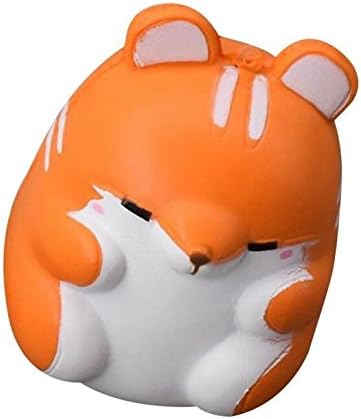 Rcdxing Lovely Squeeze Toys Hamster Squishy Slow Rising Cell Phone Key Chain Pendant(Orange)