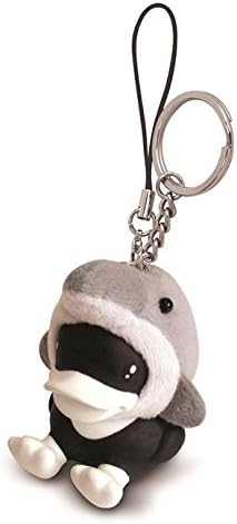 Daddy O Games B.Duck Official Dolphin Key Chain, Multicolor, 1.89 x 2.32 x 2.8