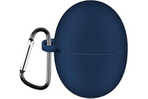 LIUZIHAN Etui kompatybilne z HUAWEI FreeBuds 5, ultracienkie miękkie etui, wąski krój, odporne na upadki, silikonowe, odporne na wstrząsy etui ochronne do HUAWEI FreeBuds 5, niebieskie