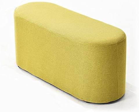 XRXY Creative Simple Footstool / Lounger Sofa Stool / Strip Living Room Stool/ Bedroom Bed Tail Stool/ Change Shoes Stool (4 Colors Optional) ( Color : D , Size : 80CM )