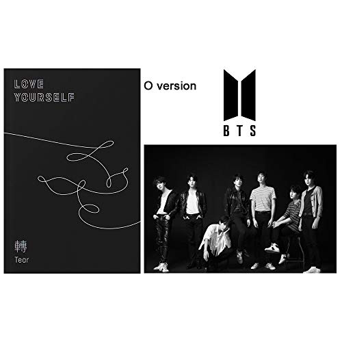 BTS Love Yourself Tear (O Version) 3rd Album Bangtan Boys CD+Poster+Photobook+Minibook+Photocard+Standing Photo+Gift (Extra 6 Photocards and 1 Double-Sided Photocard Set)