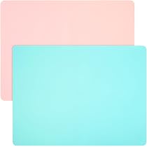 2 Stück Bastelunterlage Aus Silikon – 40x30 Cm, Rutschfest & Beidseitig Nutzbar, Für Kinder & DIY