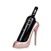 Produktbild High Heel Schuh Weinregal Weinflaschenhalter Ornamente Harz Kunst Handwerk Bankett Home Decor,Rosegold