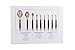 Leeko Professional Makeup Brushes- 9Pcs Soft Oval Golf Design Make-up Brush Set and Gift Box