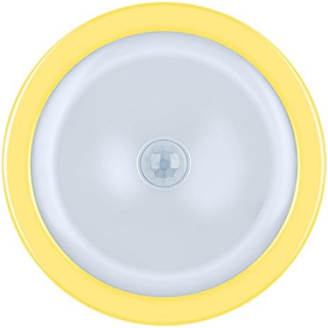 Pvc Wardrobe Light Sleep Night Light Bedroom Bedside Aisle Corridor Wall Lamp Battery Night Light Light Control Human Body Sensor Lamp (85 * 85 * 30Mm) , 2