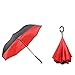 Produktbild Joyfitness Doppelschicht Umgekehrter Regenschirm C förmiger Griff Reverse Folding Umbrella Anti UV Windproof Regenschirm