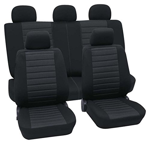 Preisvergleich Produktbild Faszination 99870, Autositzbezug Schonbezug, Komplett Set, Schwarz