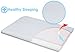 Baby Pillow Memory Foam: Flat Head Prevention, Air Flow Moisture Reduction Material, Suitable For Cot Bed, Excellent Support, Includes Easy Wash Pillow Case