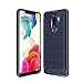 Produktbild Hunpta@ für Xiaomi pocophone F1 Slim Fiber Carbon Silikon Robuste Hülle (Blau)
