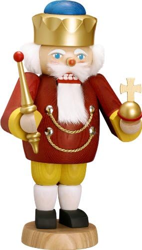 Nutcracker figure wood Christmas original Seiffen king 30 cm Erzgebirge NEW