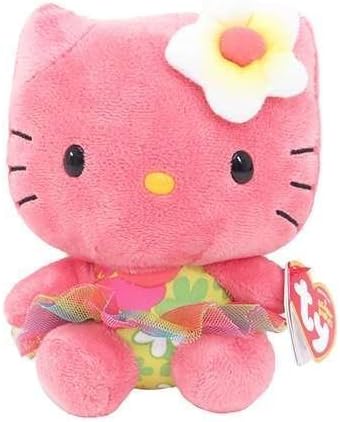 Hello Kitty [stuffed animals] Beanie Babies M / Rose Pink Sanrio by TY JAPAN