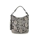 python schlange frisst mensch TRAGBARKEIT: Handtasche, Schultertasche, Umhängetasche, Cross-Over, Hand- Henkelgurt Länge ca. 35 cm, abnehmbar, Schulter- Umhängegurt max. ca. 120 cm, verstellbar, abnehmbar