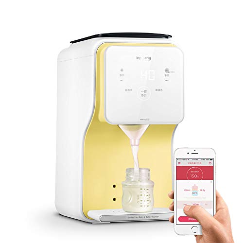 Preisvergleich Produktbild SLONG Babymilch Pulvermischer Lebensmittelisolierung Intelligente Automatische 24-Stunden-Konstanttemperatur Handy One-Touch-APP,Yellow