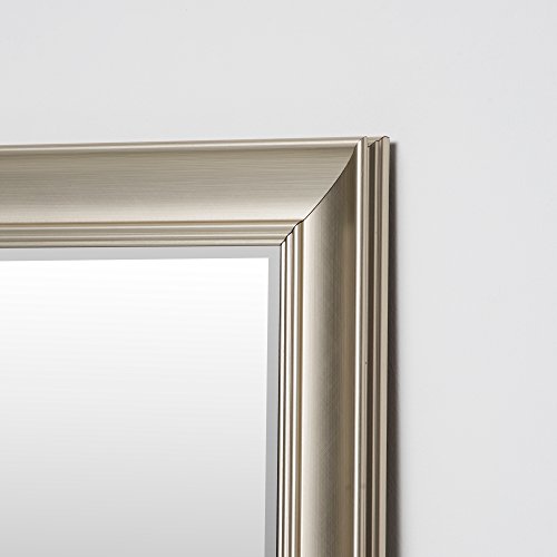 Wandspiegel Gold 80 x 60 cm mit elegantem und schlichtem Rahmen Spiegel mit Facettenschliff neu - 2