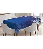 ABAKUHAUS Leopardato Tovaglia, Moderna Wild Animal, Rettangolare per Sala da Pranzo e Cucina, 140 x 170 cm, Multicolore