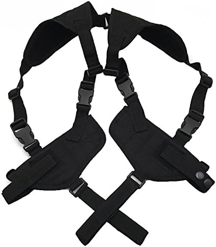 HzDirect Carry Shoulder Holster Underarm Double Pistol Holster Hand Guns Pouch (black)