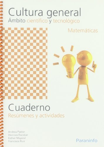 Cuaderno de cultura general ámbito científico y tecnológico Matemáticas