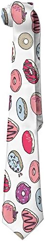 GENTLE Doughnut Dessert Necktie Skinny Ties Business Tie For Wedding Ceremony