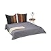 Produktbild Relaxdays Tagesdecke Grau, Gesteppter Überwurf und Weiche Kuscheldecke, waschbarer Bettüberwurf 220 x 240 cm groß, Grey