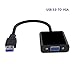 Produktbild USB 3.0 zu VGA Adapter, assrid mehrfachanzeige-Video Converter-PC Laptop Windows 7/8/8.1/10, Desktop, Laptop, PC, Monitor, Projektor, HDTV, Chromebook, Raspberry Pi, Roku, Xbox und mehr