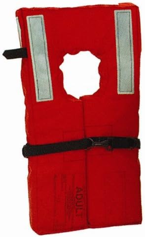 Kent Commerical Foam Vests Size Adult Style 1 Belt Flat, Weight Over 90 lbs