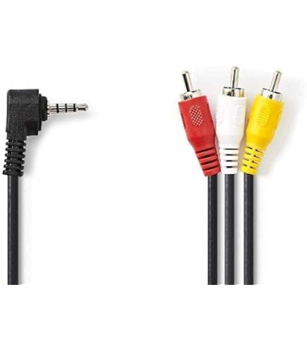 Splitter Audio 3.5mm Maschio A 3 Femmine - Cavo Stereo 9 Pollici, Placcato Oro