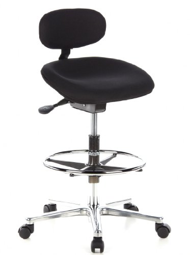 Tabouret De Bureau Ergonomique Oscillant Ezside - Hauteur Réglable 57-82 Cm - Support 130 Kg - Pour Bureau à Domicile, Fitness