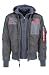 Produktbild Alpha Industries MA-1 D-Tec Blood Chit Jacke Schwarz/Grau L