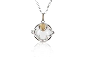 QOCUILC Mémoire Pendentif Urne en Verre avec Charnière, Bijou de Souvenir en Cuivre de Qualité, Stockage pour Cendres, Cheveux ou Parfum,Petites Bouteilles en Verre avec Bouchon