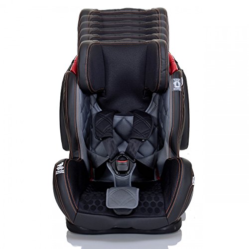 LCP Kids Autokindersitz Isofix GT Comfort 9-36 kg Gruppe 1, 2, 3 Schlaf- Liegeposition, verstellbare Kopfstütze + SPS Aufprallschutzsystem - 6