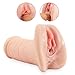 Produktbild (2019 Neu) Masturbieren Mann Taschenmuschi mit echter Vulva und Klitoris, 100% Wasserdicht 3D Gesicht Muschi Masturbator, Tragbare Pocket Pussy,masturbieren Sexspielzeug für Männer