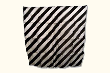 Uday Seidenschal Zebra (38 x 38 cm) (Schwarz und Weiß)