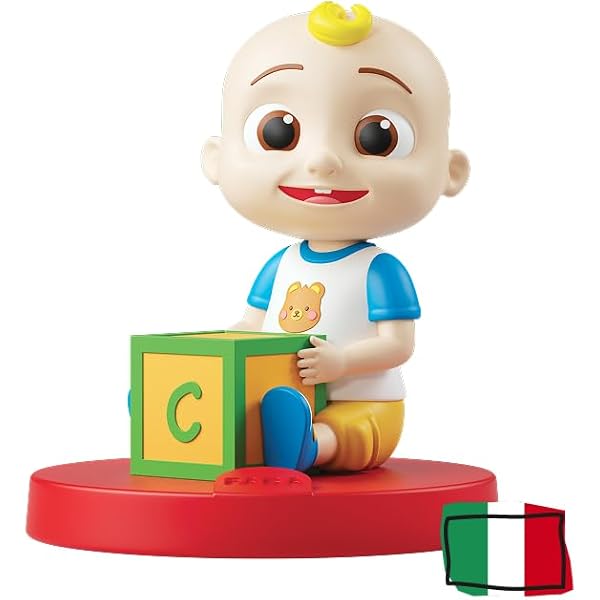 CoCoelon Pigiaa da babina, a lunghezza intera, con personaggi e