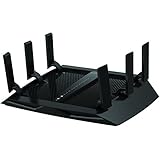NETGEAR R8000-100UKS Nighthawk X6 AC3200 Tri-Band Gigabit Wi-Fi Router Compatible with Amazon Echo/Alexa and Circle Smart Parental Controls