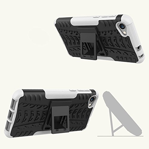 Per Alcatel A5 LED Smartphone Cover,OFUÂ® Telefono stent guscio di silicone morbido resistenza goccia,Per Alcatel A5 LED coperchio di protezione profilo del pneumatico 360 gradi armatura resistenza alla caduta(rosso)