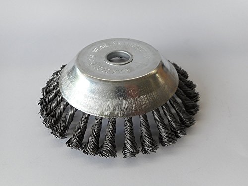 ! PROFI ! Unkrautbürste Wildkrautbürste MOTORSENSE 25,4 x 200 mm mit Adapter-Set für STIHL FS 38, 40, 45, 46, 50, 50CE. Hohe Standfestigkeit und leicht zu montieren ! - 4