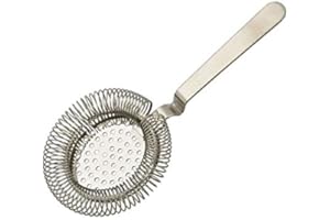 COCKTAIL7 Colador de cóctel profesional para coctelera y vidrio mezclado, acero inoxidable 304, muesca de estabilidad integrada, accesorio mixología (4 colores disponibles)