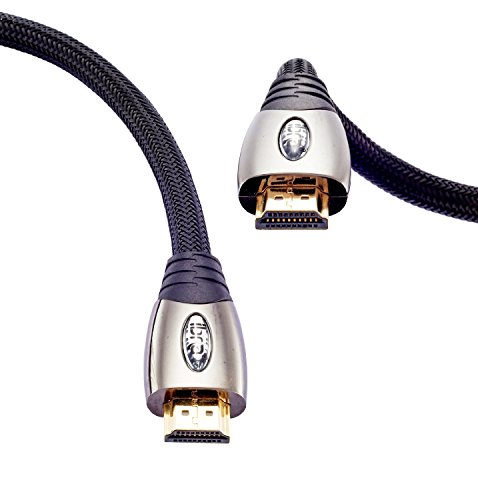 Ultra HD 4k HDMI Kabel 1.4a / 2.0 High Speed with Ethernet neues Kabel 3 fach geschirmt inkl. Stecker- und Kontaktschirmung 2160p Full HD 1080p 3D ARC CEC – 2m IBRA PLATINUM - 2
