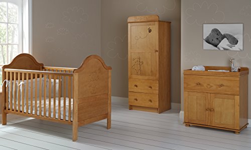 Obaby B is for Bear Premium Single Roomset (3 Pieces, Country Pine)
