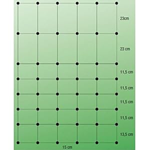 Göbel Weidezaun Elektrozaun Euro Netz Hobbynetz 50m lang 106cm hoch 14 Pfähle Doppelspitze