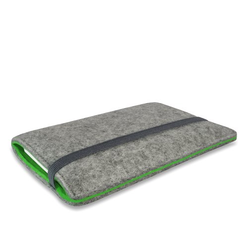 stilbag Filztasche  FINN  f  r Samsung Galaxy S4 i9500 - Farbe  hellgrau gr  n