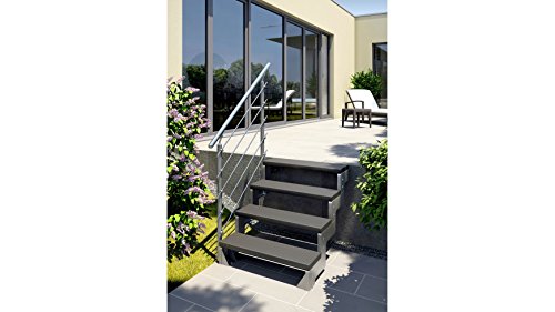 Preisvergleich Produktbild DOLLE Geländersystem Gardentop Set 4, Starterset, 2 Pfosten und Handlauf