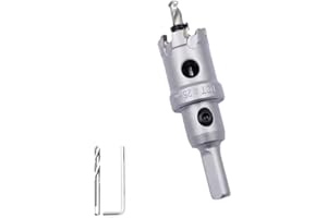 Scie cloche bimétallique en carbure T.C.T robuste LAIWEI de qualité industrielle coupe trou en acier inoxydable 1"(25mm)