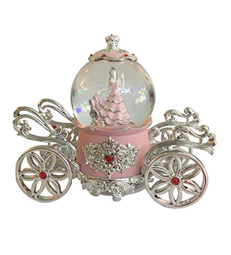 NON ROCK Bola de Agua Blanca de Nieve, no Roca, Bola de Cristal, Caja Musical de Lujo, Cambio de Color Luminoso, Giratorio