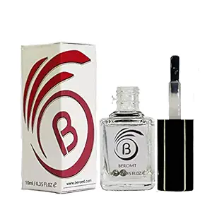 Beromt Glossy Finish Long Lasting Nail Polish Quick Dry Formula, High Shine, Top Coat Nail Paint, Nail Polish, Transparent Top Coat, Professional Nail Polish, Stay Glossy! Nail Top Coat, 10ml- 102